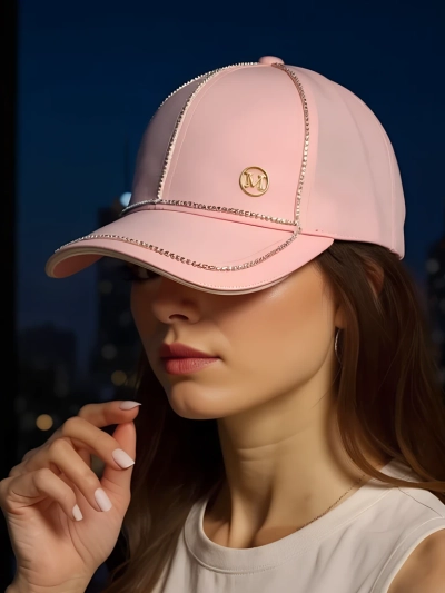 Royalfashion Casquette avec strass ShineCap