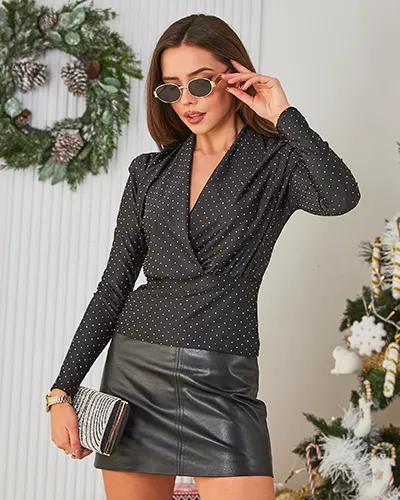 Chemisier femme Royalfashion avec zirconias