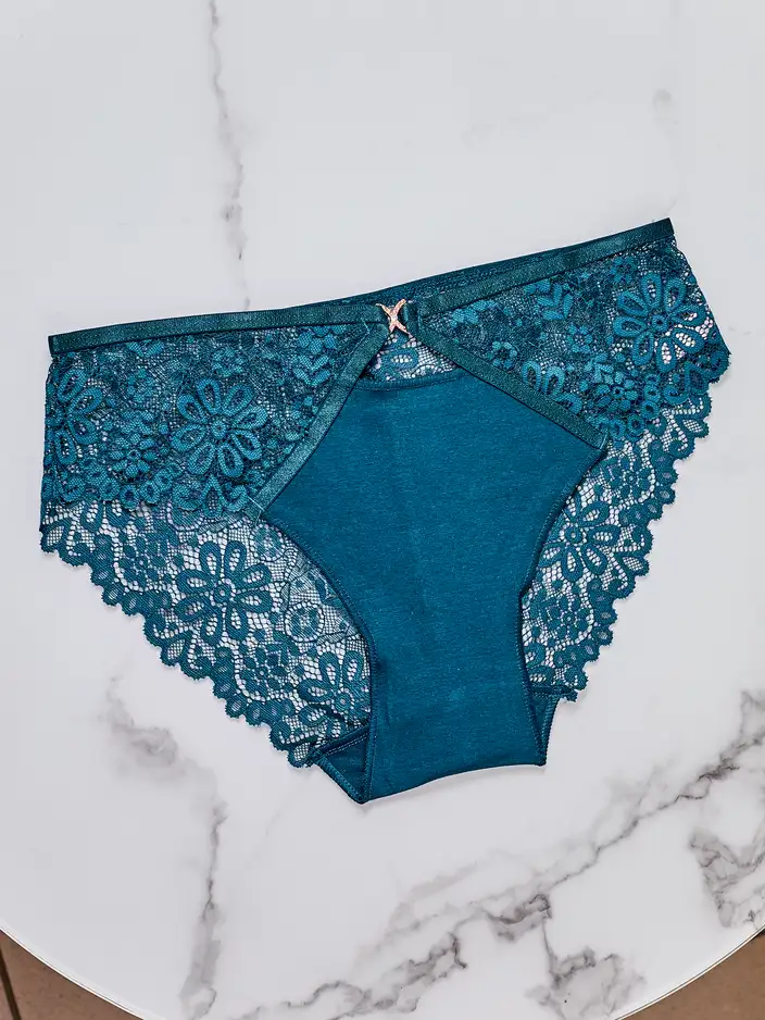 Royalfashion Culottes pour femmes en forme de slip avec dentelle