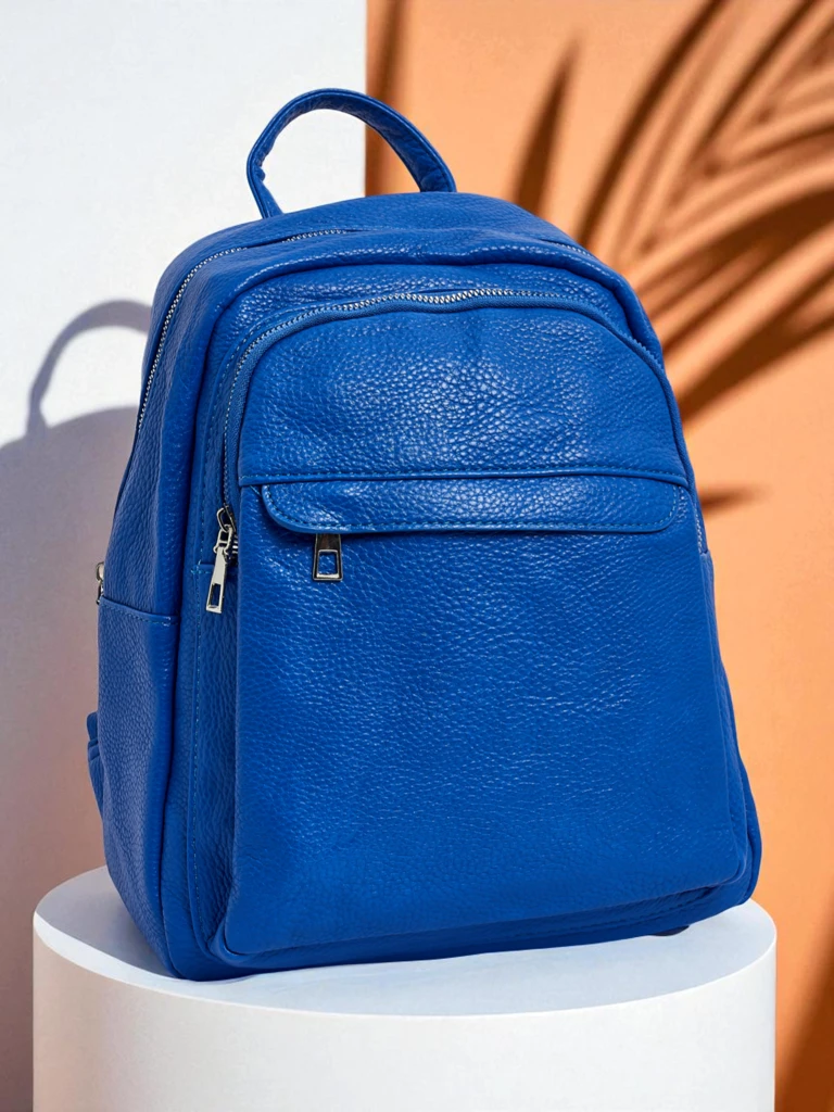 Royalfashion Sac à dos pour femmes en cuir écologique Evelin Day