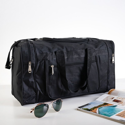 Sac de voyage noir avec poches - Sacs à main