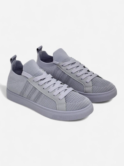 Baskets Androsia Grises - Chaussures de sport plates et élégantes pour l'été et le printemps