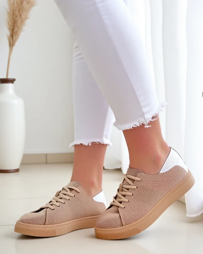 Royalfashion Chaussures de sport en tissu pour femmes Esellaf