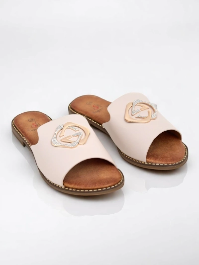 Royalfashion Sandales plates pour femmes Goldie Spark