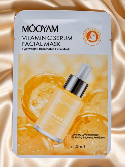 Masque en tissu pour le visage à la vitamine C