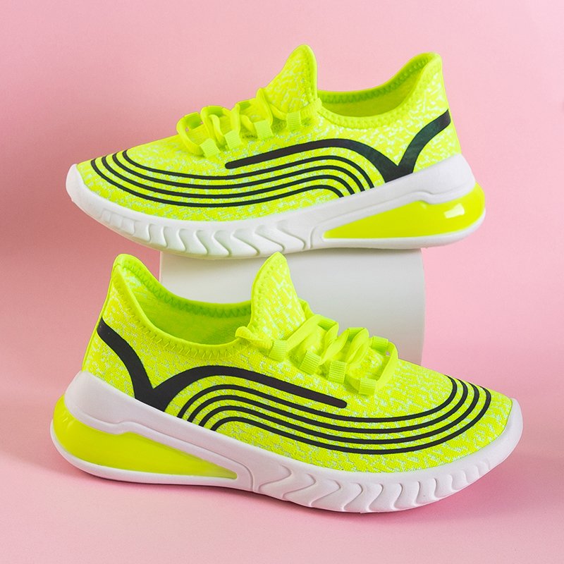 Chaussure de sport femme fluo best sale