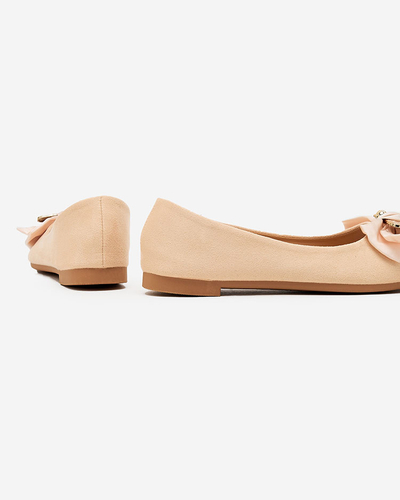 Royalfashion Ballerines pour femme bout pointu avec nœud Retripo