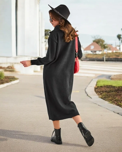 Robe-pull longue femme Royalfashion