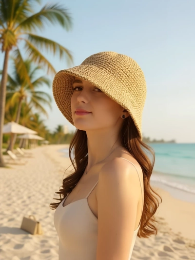 Royalfashion Chapeau d'été pour femme Sandy Bloom