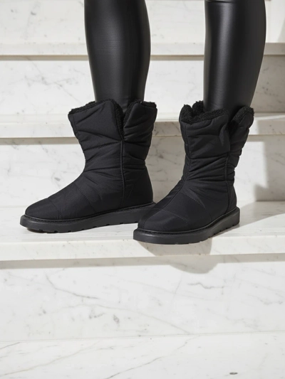 Luna Elegante Bottines d'Hiver Noires