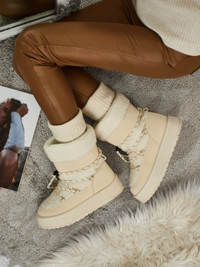 Bottes imitation bottes de neige pour femmes Quill Haven