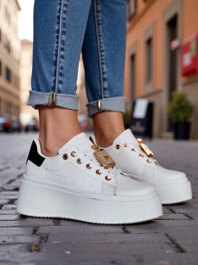 Royalfashion Baskets sportives plateforme pour femmes Oviger