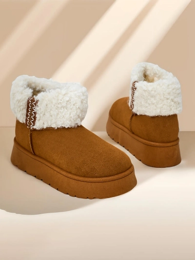 Bottes de neige pour femmes Royalfashion avec fourrure Rovvoy
