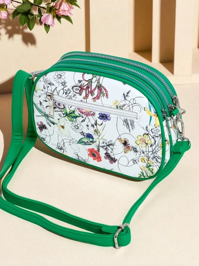 Royalfashion Petit sac à main pour femme en cuir écologique Floriana