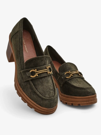 Royalfashion Mocassins à talons pour femmes Tollinge