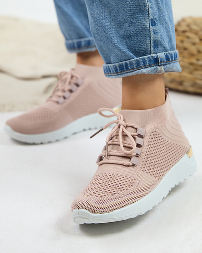 Chaussures de sport en tissu rose Bamggy pour femmes - Chaussures