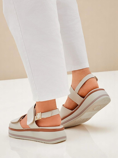 Sandales Royalfashion pour femmes avec semelle épaisse Tulipe