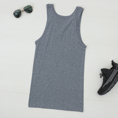 T-shirt sans manches gris pour hommes - Vêtements
