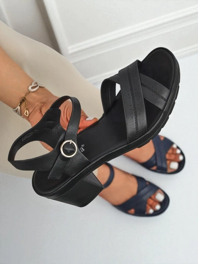 Sandales ""; talons carrés pour femmes Royalfashion SoleAura