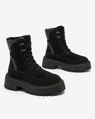 Royalfashion Bottes à lacets Macnev pour femmes