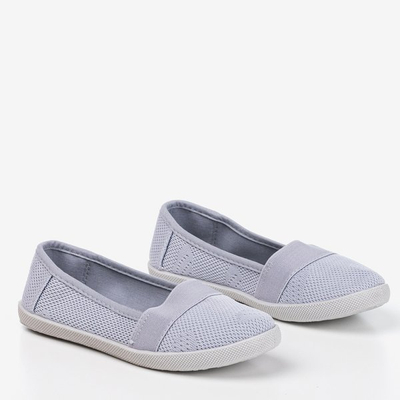 Slip fille gris clair ajouré - sur Lucida- Footwear