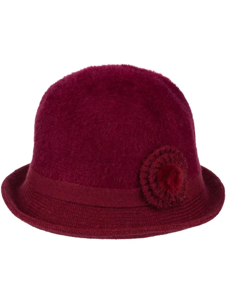 Chapeau melon pour femmes avec décoration Ruby Claire