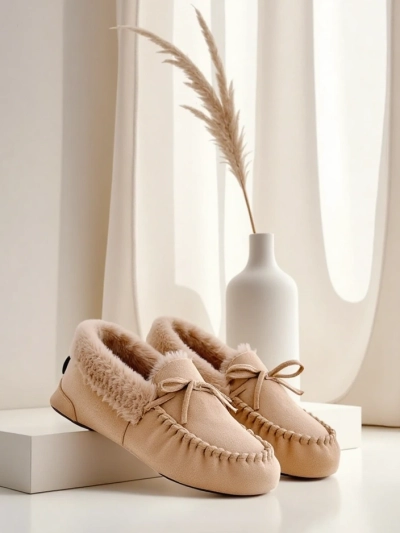 Mocassins pour femmes Royalfashion avec fourrure Ahtikes