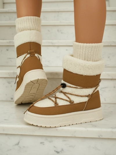 Bottes imitation bottes de neige pour femmes Quill Haven