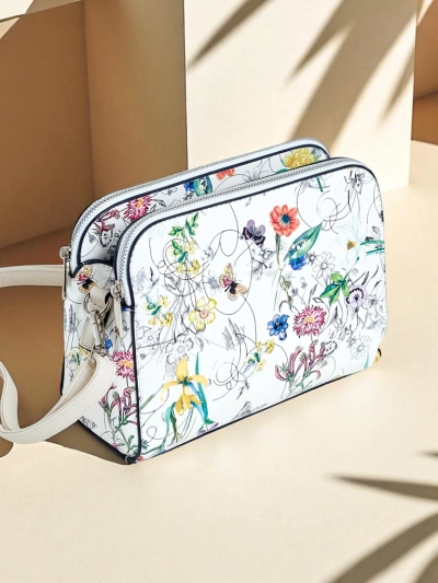 Royalfashion Petit sac à main pour femme en cuir écologique Florentia