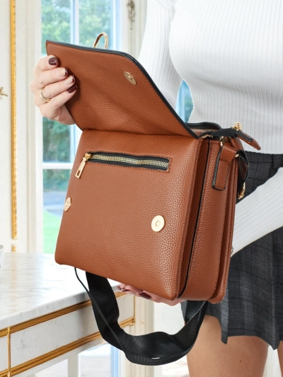 Petit sac à main pour femme en cuir écologique Luniva