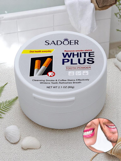 Sadoer Poudre blancheur pour dents éliminant les taches de tabac