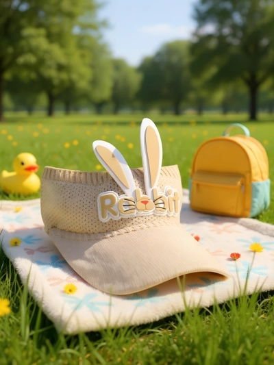 Royalfashion Visière Enfant Oreilles de Lapin