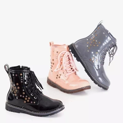 OUTLET Sacs Isibeal enfant laqués gris - Chaussures