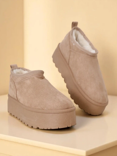 Royalfashion Bottes courtes pour femmes a'la bottes de neige Ozozi