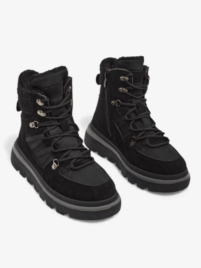 Bottines pour Femmes Aurora Noires en Cuir Élégantes pour l'Automne