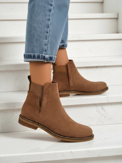 Bottines Chelsea pour femmes en éco-daim Veysi