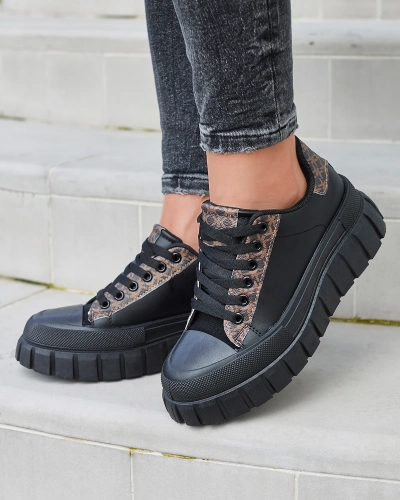 OUTLET Chaussures de sport décontractées noires pour femme Leritic - Footwear