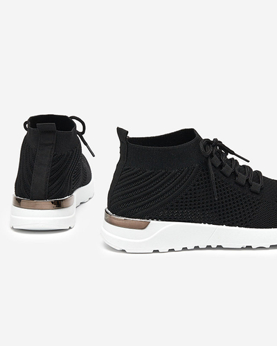 Nero Elegante Baskets de Sport pour Femmes