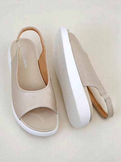 Royalfashion Sandales pour femmes à semelle épaisse Luna Shines
