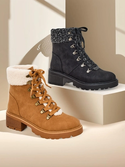 Royalfashion Bottes trapper pour femmes Sawoli