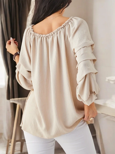 Blouse Royalfashion pour femme de style espagnol avec volants