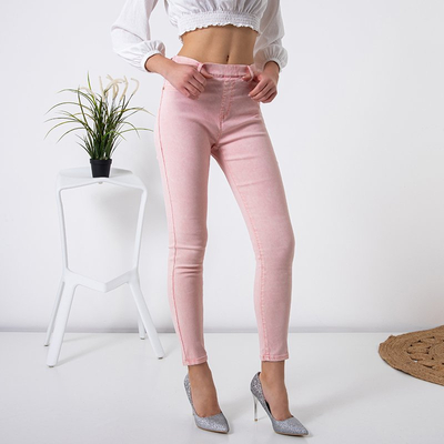 Treggings roses pour femmes - Vêtements