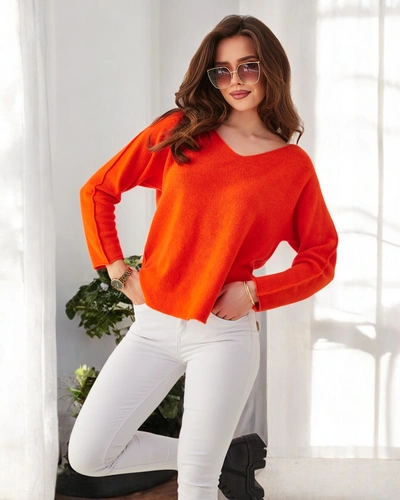 Royalfashion Pull féminin en viscose fin