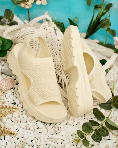Royalfashion Sandales pour femmes avec tige Viss