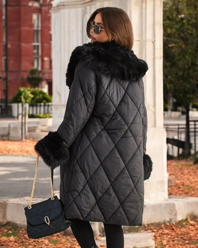 Veste d'hiver matelassée pour femmes Royalfashion