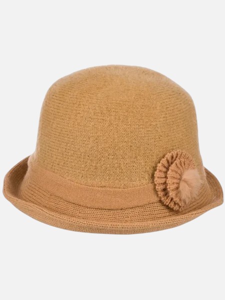 Chapeau melon pour femmes avec décoration Ruby Claire