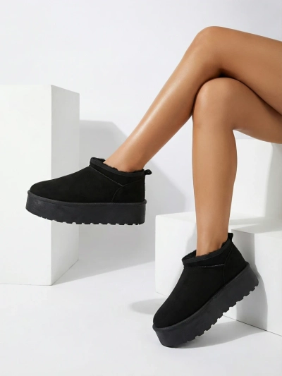 Royalfashion Bottes courtes pour femmes a'la bottes de neige Ozozi