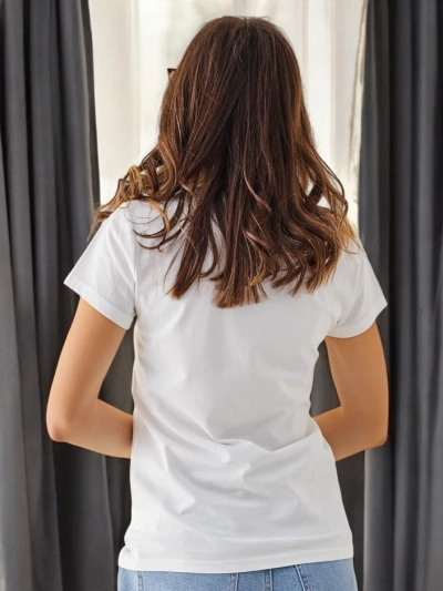 Royalfashion T-shirt en coton pour femmes STARS