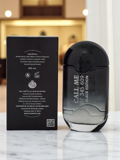 Eau de parfum inspirée pour homme Call Me Black