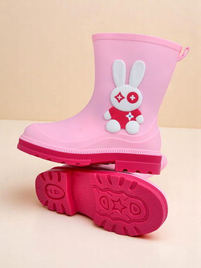 Royalfashion Bottes de pluie pour enfants avec lapin Bunny Splash